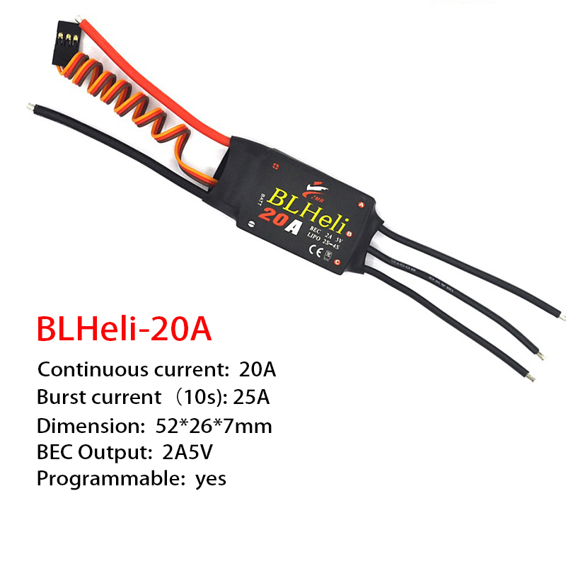 1-3Pcs Brushless ESC BLHeli 20 - огляд і ціна Drone Rc Toy