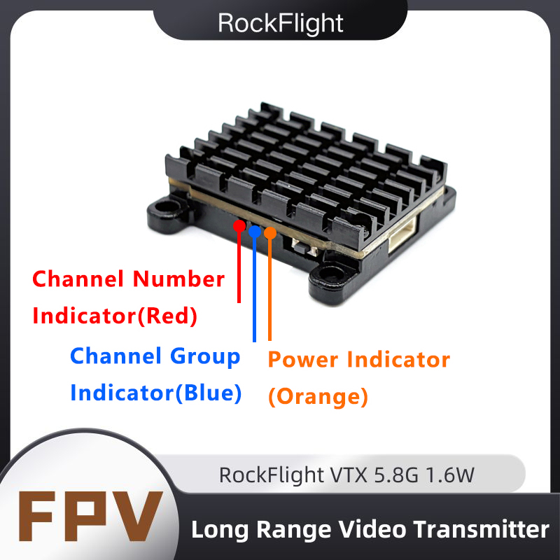 RockFlight TX663 VTX 5.8G 48CH - огляд і ціна Rc Transmitter