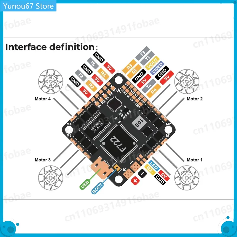 For GEPRC GEP-F722-45A AIO V2  - огляд і ціна Drone Rc Flight Controller
