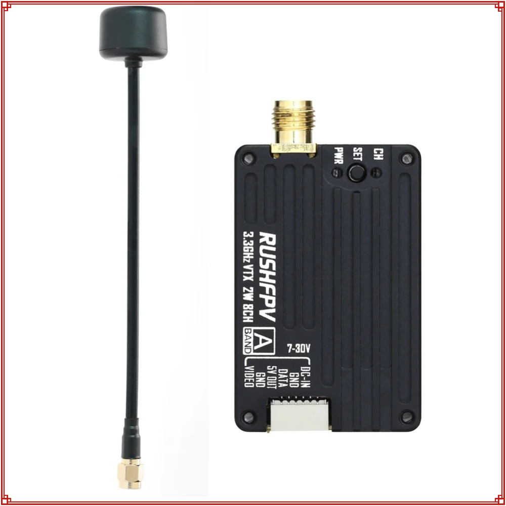 2026 New RUSHFPV 3.3G 2W VTX T - огляд і ціна Rc Transmitter