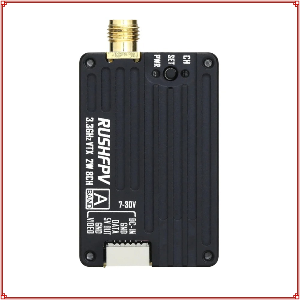 2026 New RUSHFPV 3.3G 2W VTX T - огляд і ціна Rc Transmitter