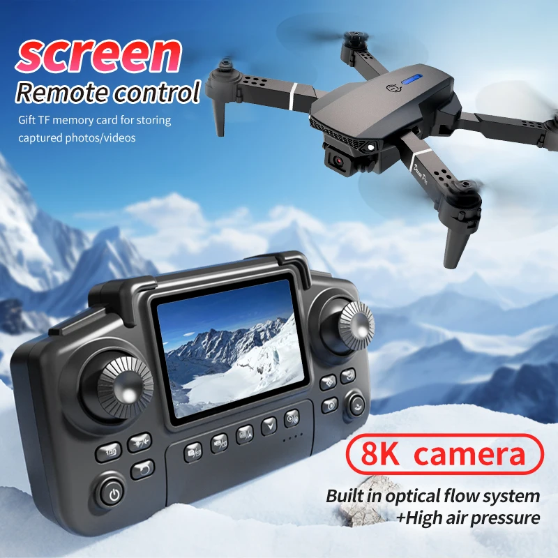 Professional E88 PRO Drone wit - огляд і ціна Drone Rc Plegable