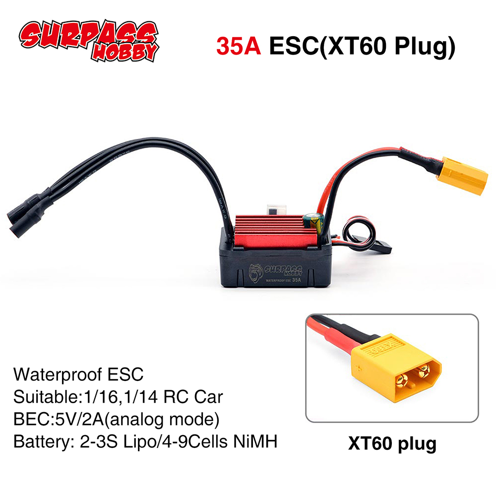 SURPASSHOBBY ESC 150A 80A 120A - огляд і ціна Drone Motor Rc Car