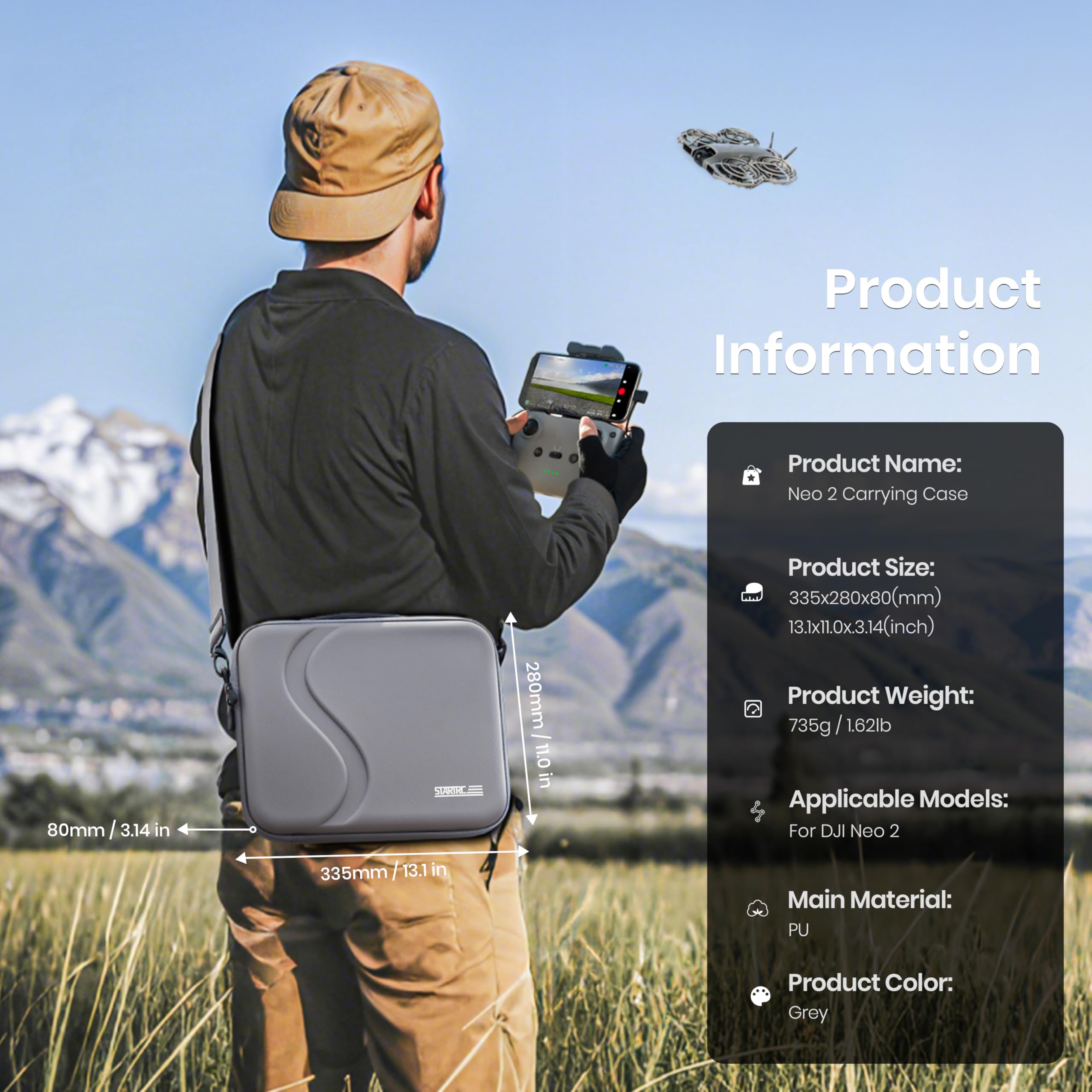 Carrying Case for DJI Neo 2 Ac - огляд і ціна Drone Neo Rc
