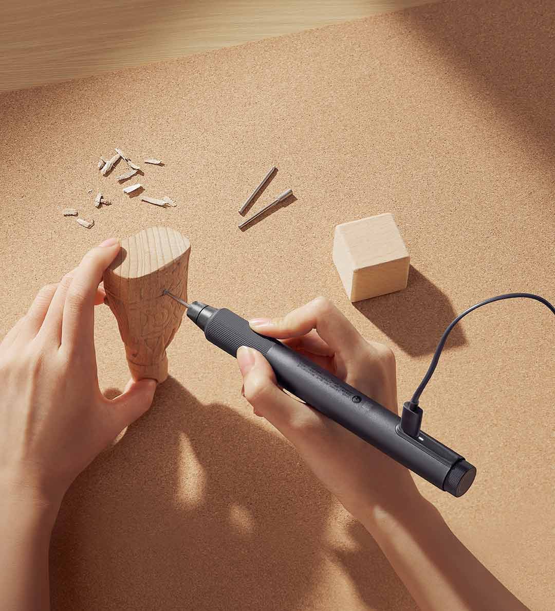 MIJIA Electric Grinding Pen 22 - огляд і ціна Brushless Motor