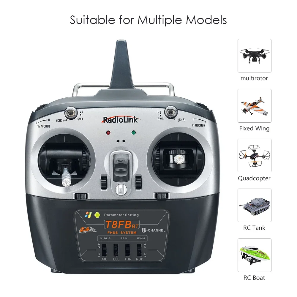 Radiolink T8FB RC Controller:  - огляд і ціна Drone Rc Setup