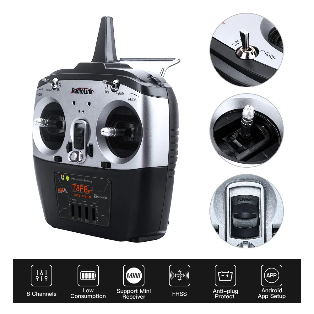 Radiolink T8FB RC Controller:  - огляд і ціна Drone Rc Setup