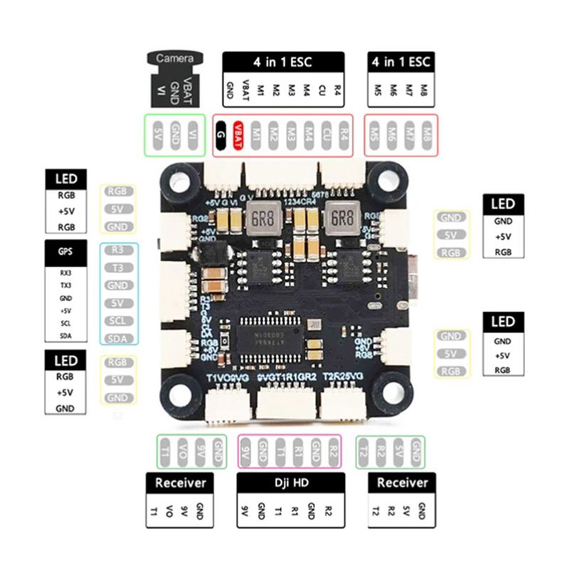 ABXE-F722 Flight Controller 5V - огляд і ціна Drone Rc Flight Controller