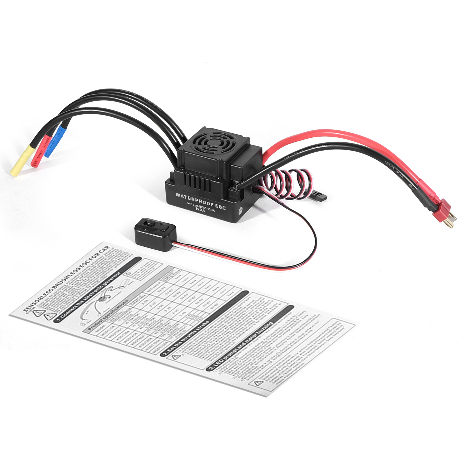 Upgrade Sensorless 120A Brushl - огляд і ціна Drone Motor Rc Car
