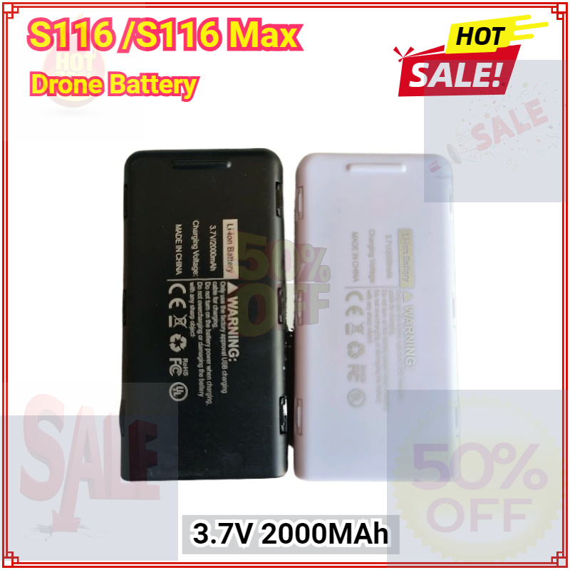 3.7V 2000MAh Battery for S116  - огляд і ціна Drone Rc S116