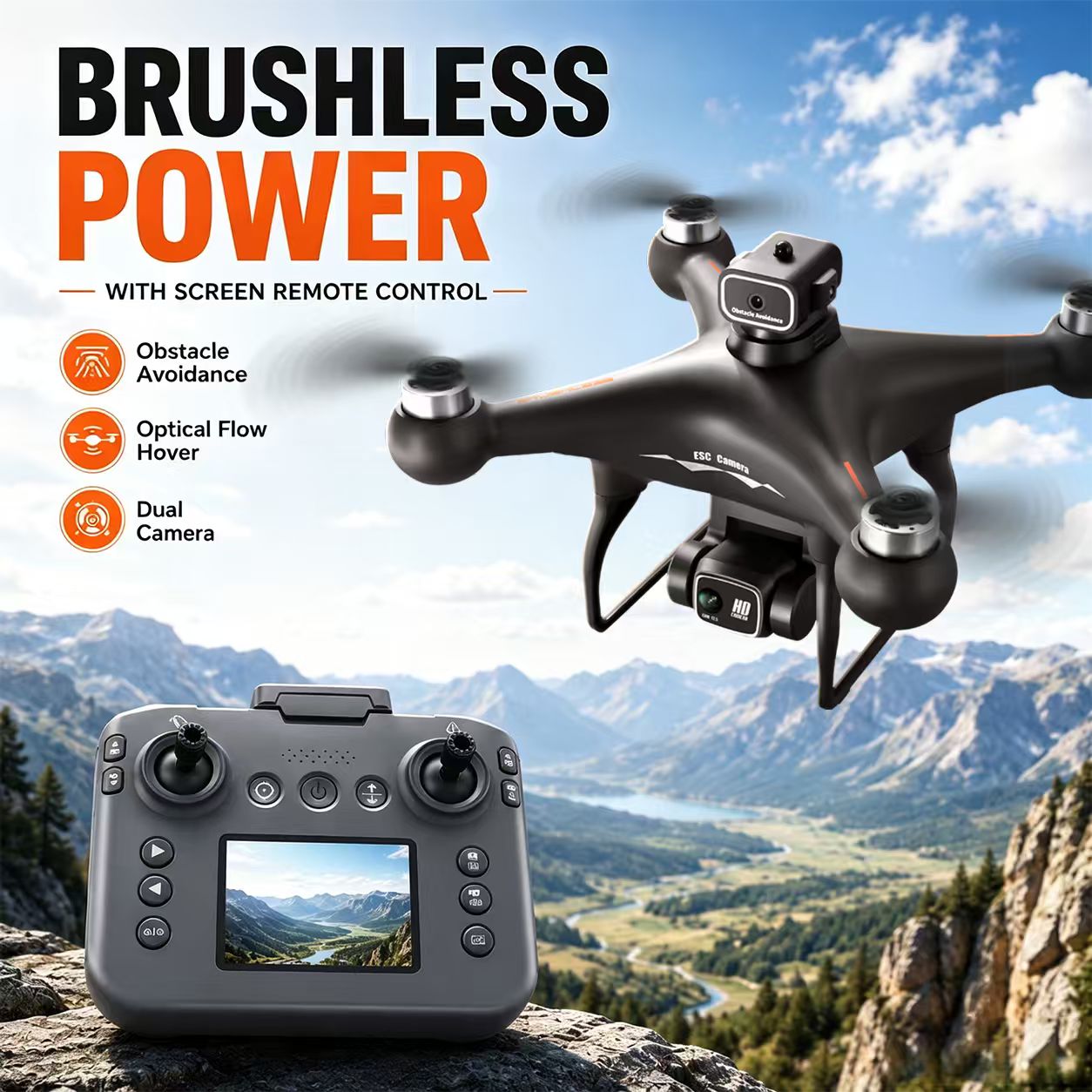 ZNLYRION RC Drone S116 Brushle - огляд і ціна Drone Rc S116