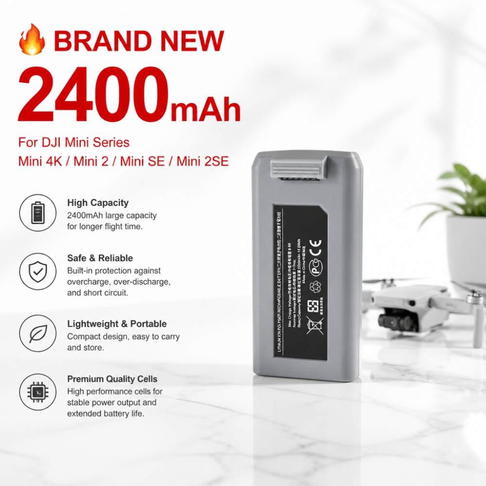 2400mAh Battery for DJI Mini 4 - огляд і ціна Drone Smart Rc
