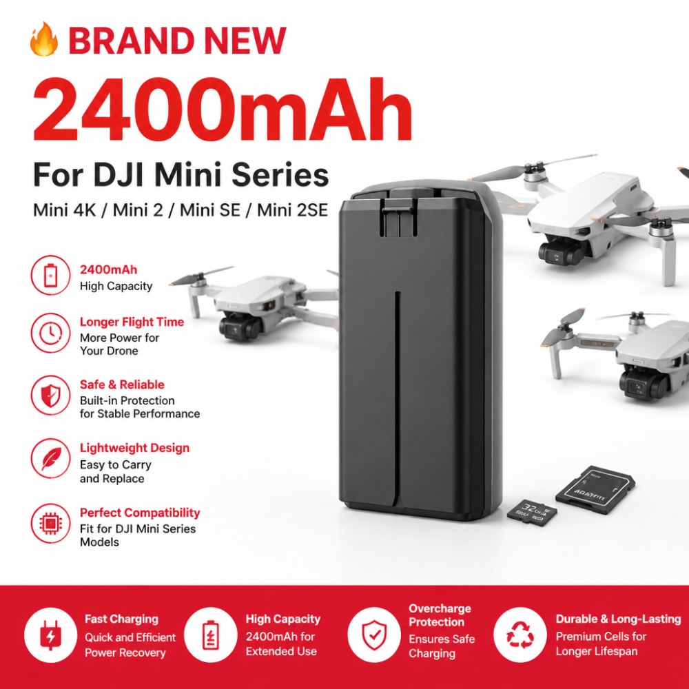 2400mAh Battery for DJI Mini 4 - огляд і ціна Drone Smart Rc