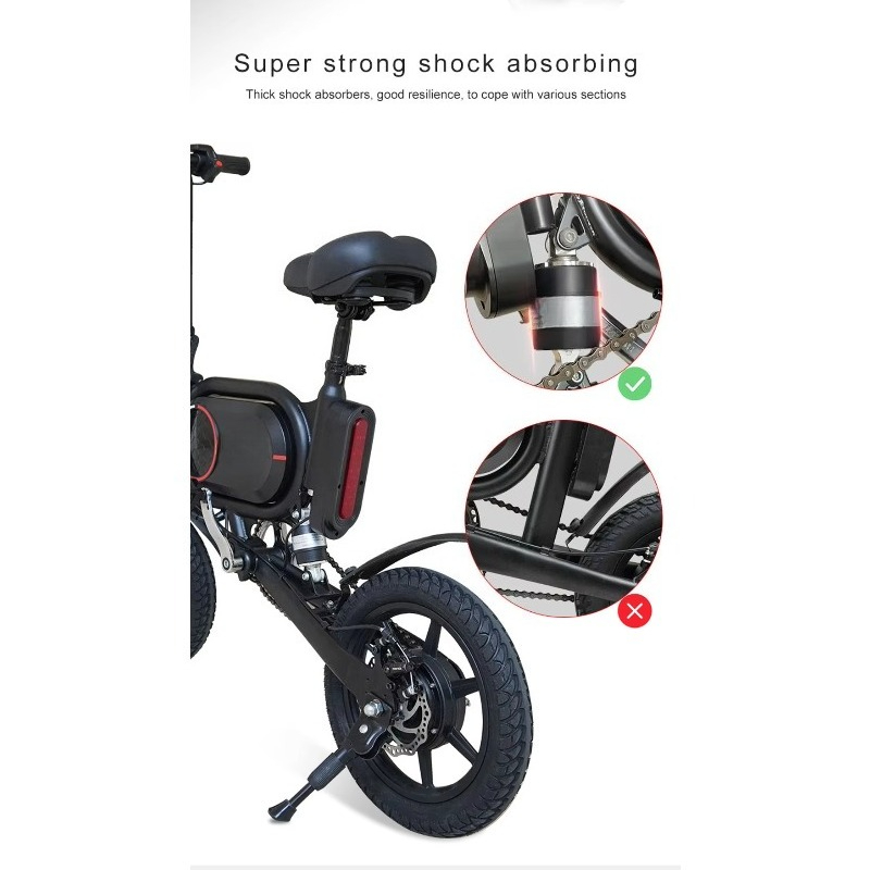 14-Inch Brushless Folding Elec - огляд і ціна Brushless Motor