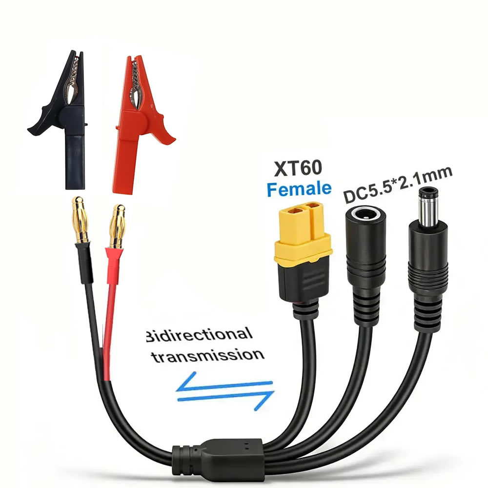 5-in-1 XT60 to 4mm Banana Plug - огляд і ціна Drone Smart Rc