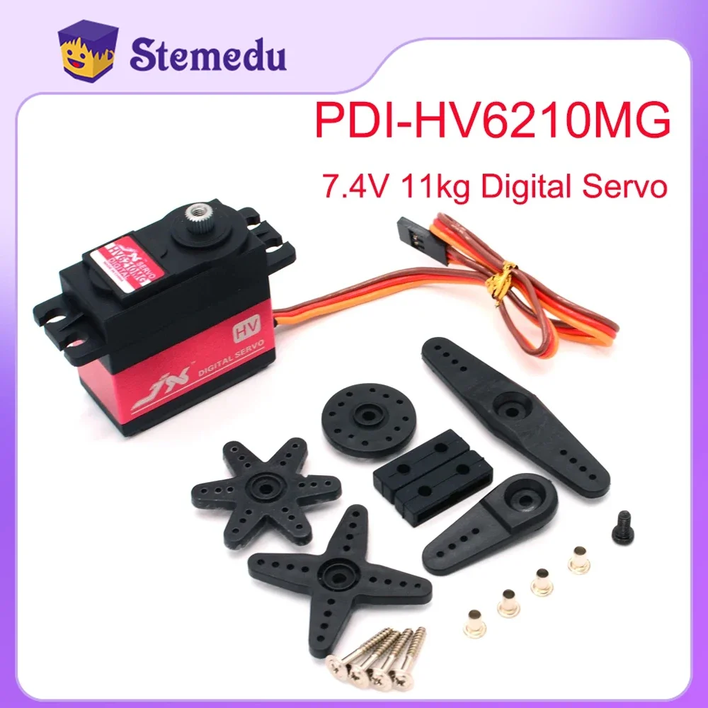 JX Servo PDI-HV6210MG 11kg Lar - огляд і ціна Drone Motor Rc Car