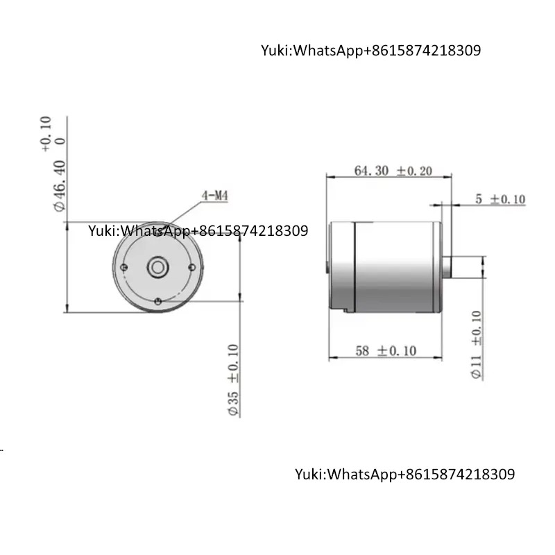 24V 9kg Thrust190KV Thruster M - огляд і ціна Brushless Motor